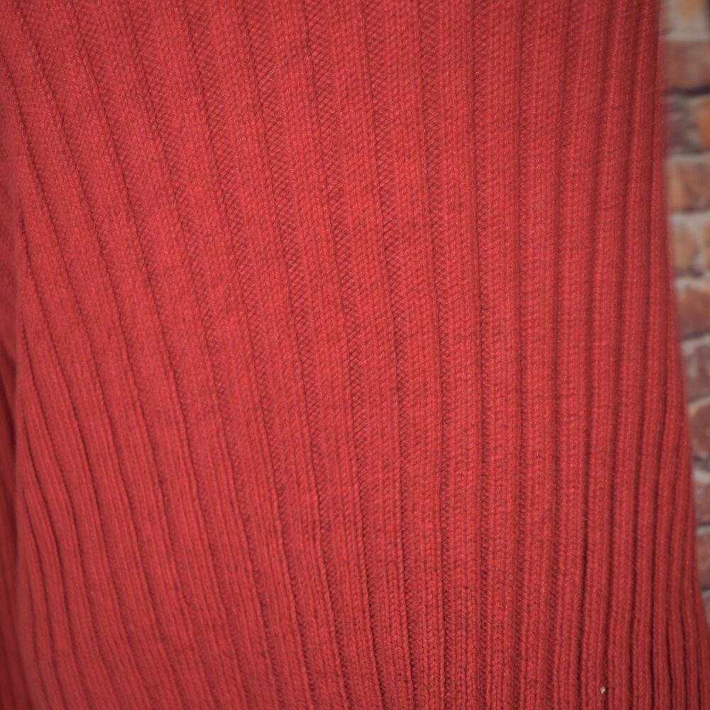 Ralph Lauren Medium Silk V neck Ribbed Sweater Cardigan Silk Linen Blend - Picture 6 of 11